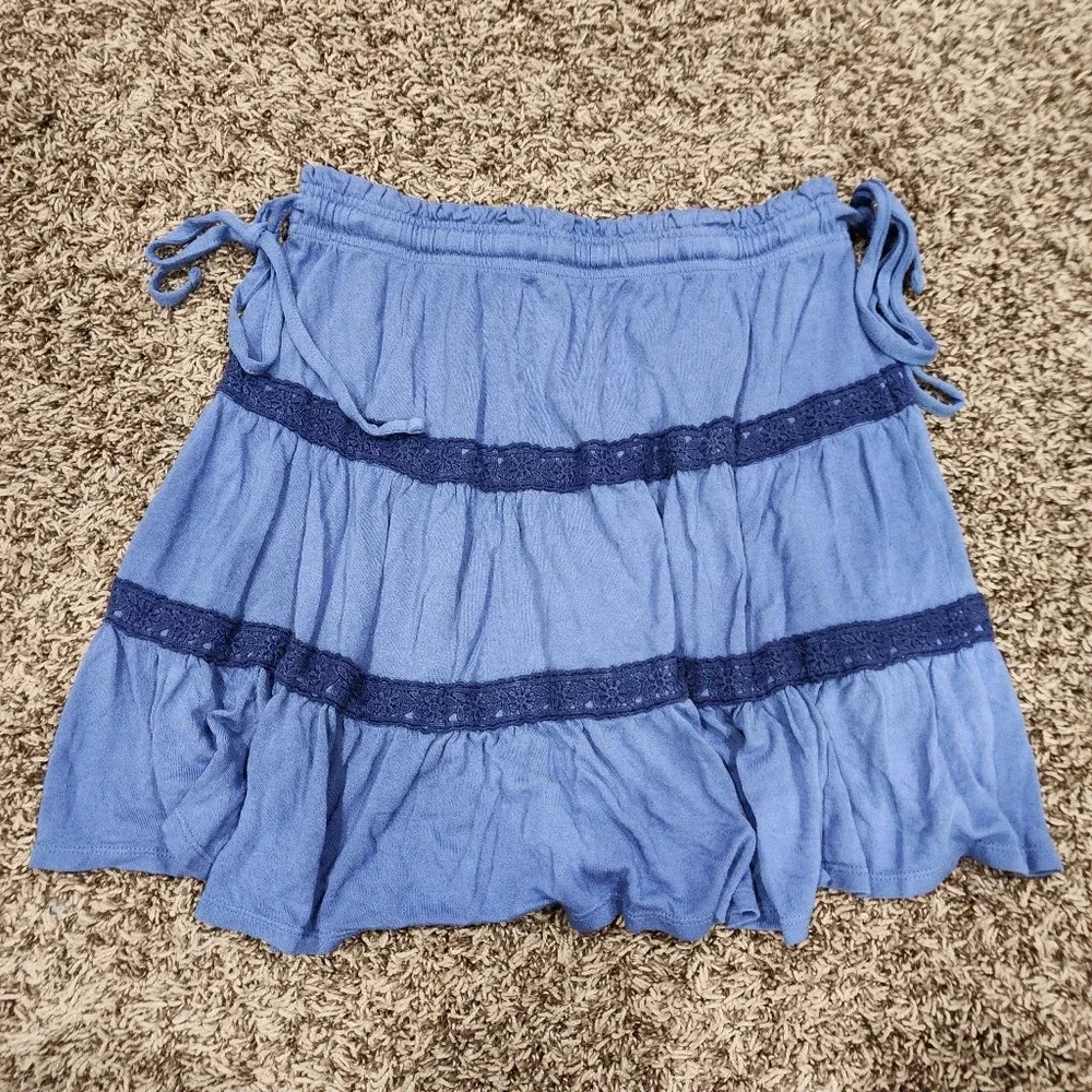 NWOT Aerie Skirt Size S Blue